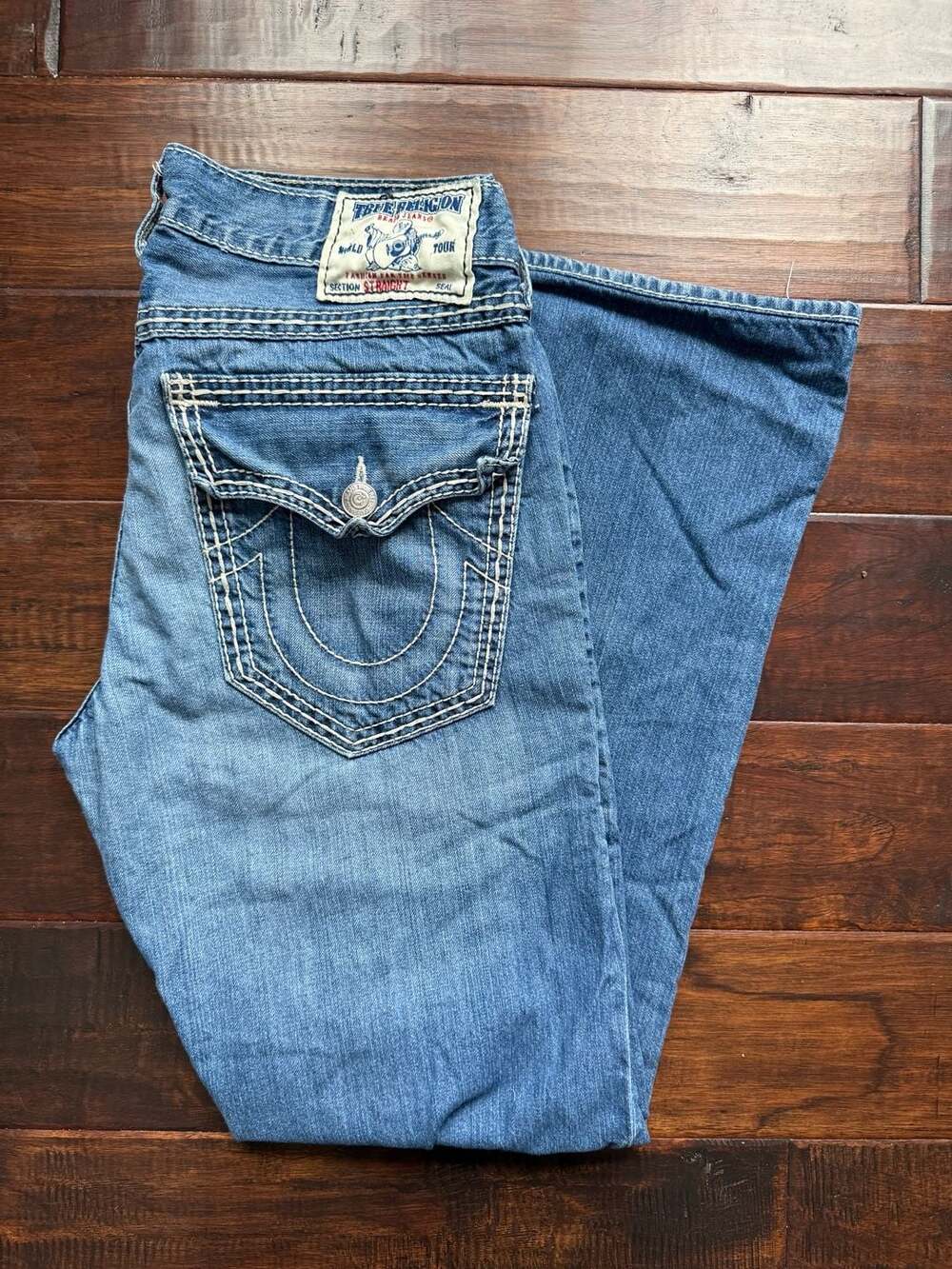 True Religion Straight Super T Jeans Size 34